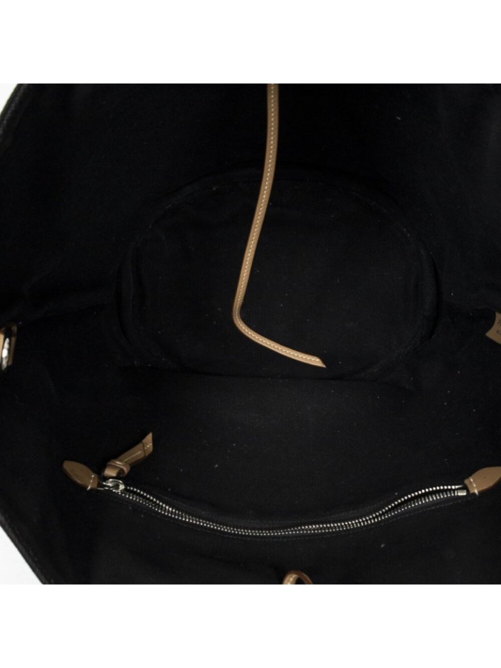 Prada GST Tote Black Canapa Canvas - Picture 9 of 11